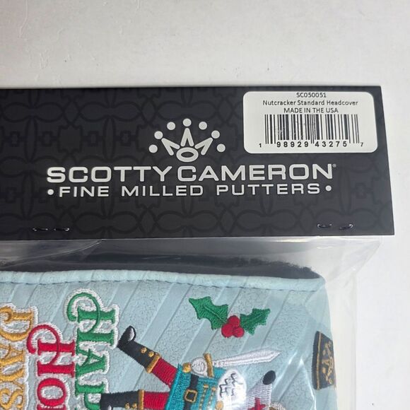Scotty Cameron Nutcracker Headcover Happy Holly Days Christmas Holiday Golf NEW - Picture 6 of 6